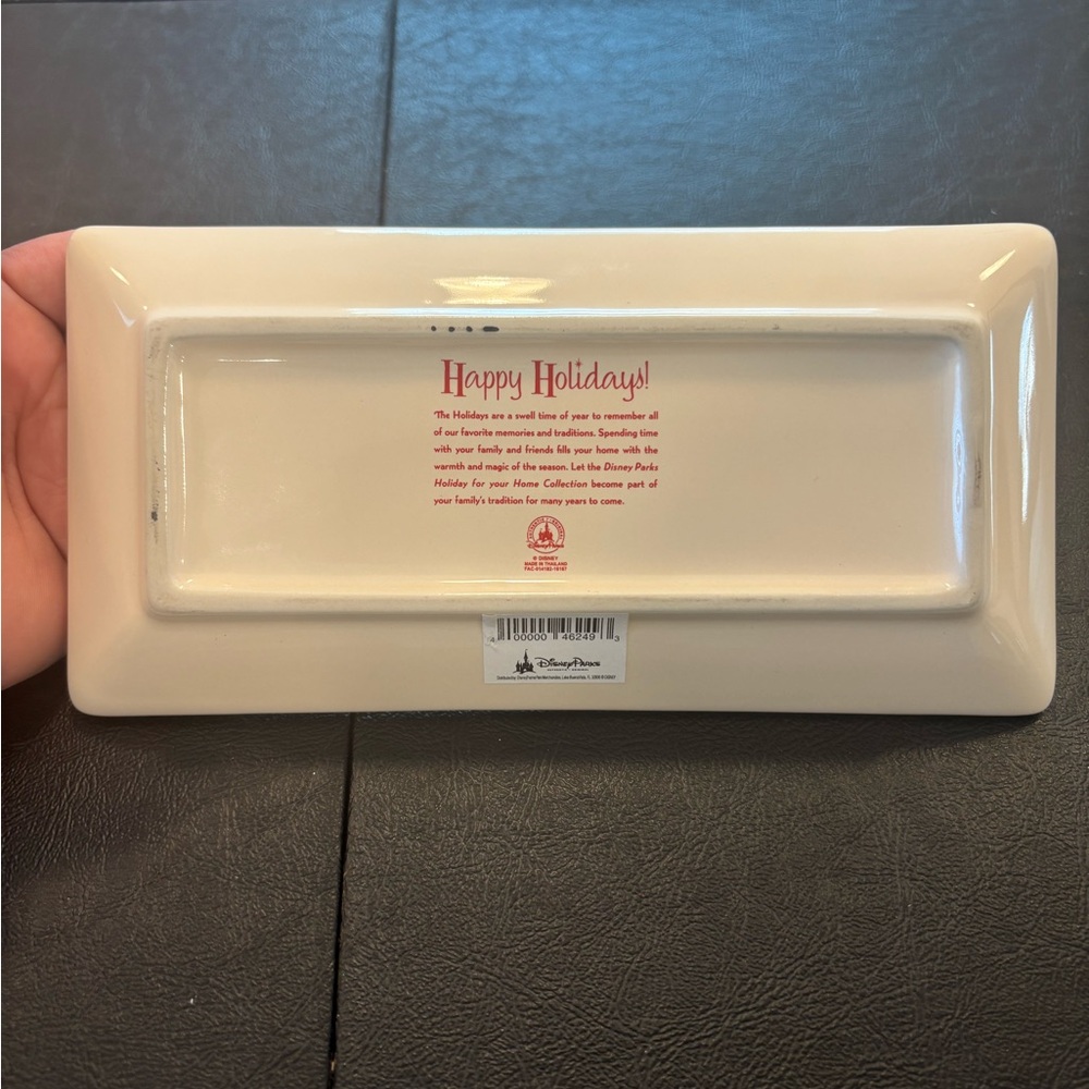 Disney Parks Mickey, Minnie & Pluto Trinket Serving Dish 4x8in NWT - Picture 5 of 6